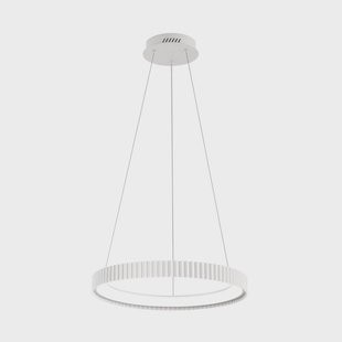 Luce Ambiente Design LED hanglamp Niike, wit, Ø 50 cm, metaal, CCT