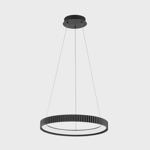 Luce Ambiente Design LED hanglamp Niike, zwart, Ø 50 cm, metaal, CCT