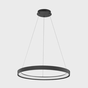 Luce Ambiente Design LED hanglamp Niike, zwart, Ø 70 cm, metaal, CCT