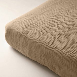 Dreamhouse mousseline hoeslaken zand