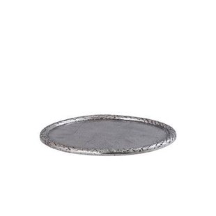 PTMD - Schaal Fahdi - Zilver - 25x25x2.5cm