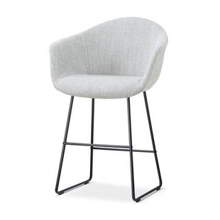 Nolon Nino-Otis barkruk grijs melange - zwart onderstel - 65 cm