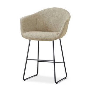 Nolon Nino-Otis barkruk taupe melange - zwart onderstel - 65 cm