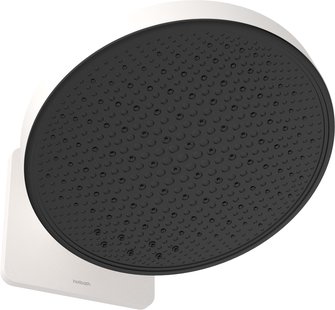 Hoofddouche Hotbath Cobber 2 -F inbouw, 300mm Kantelbare Wandarm Mat Wit