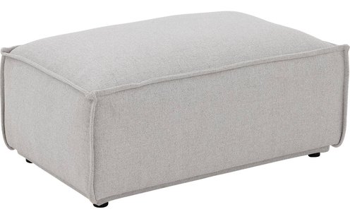 Goossens Excellent Hocker Sens, Hocker 64 x 103 cm met bies