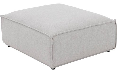 Goossens Excellent Hocker Sens, Hocker 110 x 103 cm met bies