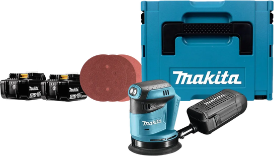 Makita DBO180ZJ 5,0 Ah Accu Compleet Pakket