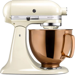 KitchenAid Artisan Mixer 5KSM125 Amandelwit + Design Mengkom Koper