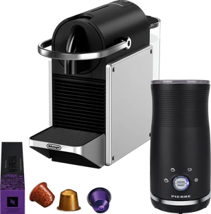 De'Longhi Nespresso Pixie EN127.S + Pierre Melkopschuimer