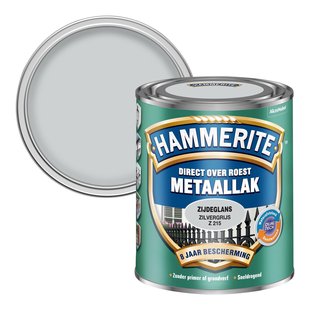 Hammerite Metaallak Zijdeglans Zilvergrijs 750ml