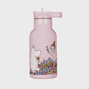 Rätt Start Moomin Meadow waterfles 34 cl Roze