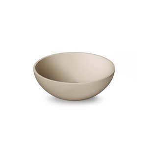 Zeza Element Waskom - 41x41x14cm - solid surface - mat beige SW1439448