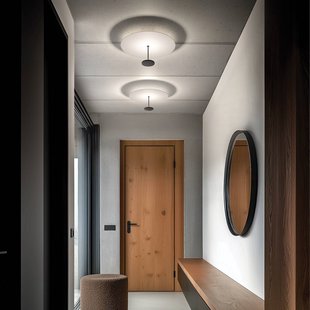 Linea Light LED plafondlamp Stilo_S, zwart, Ø 35 cm