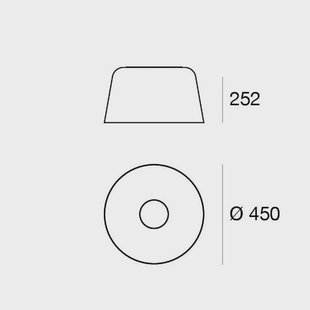 Linea Light LED plafondlamp Delfi_S, wit, Ø 45 cm, metaal