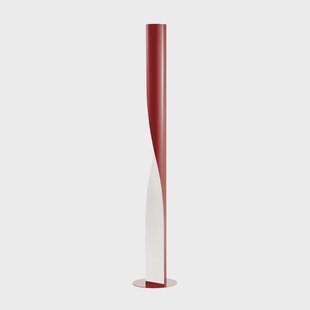 Evita LED vloerlamp, rood, hoogte 190 cm, dimbaar kdln - Woonkamer - Designer - Metaal
