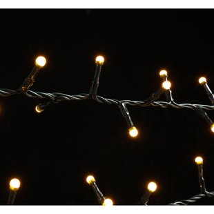 Central Park Lichtslinger 1500 Warm Witte Led's 8 Functies 34m