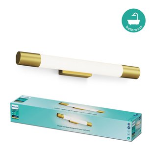 Philips Wandlamp Badkamer Rover - Messing - Ip44 - 5w