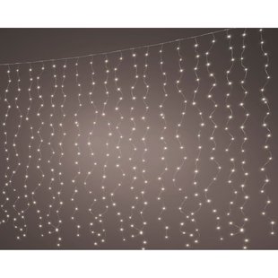 Decoris Micro Led Gordijnverlichting - 100 Led's - Warm Wit - 90cm - Binnen & Buiten
