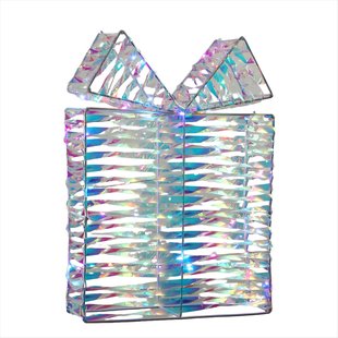 Central Park Verlichte Cadeaudoos - 60 Led's - Multikleur - 40,5cm - Binnen