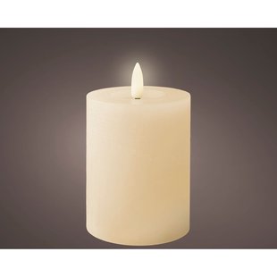 Decoris Led Kaars Crème - Warm Wit - 12cm - Binnen