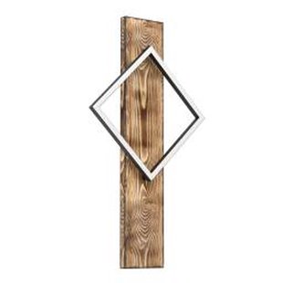 Eglo Wandlamp Boyal - Zwart - Hout - Warm Wit - 13w