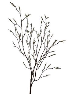 Kunstbloem Birch - Groen - 90 cm