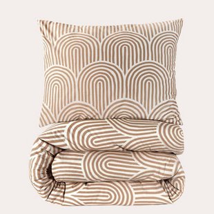 NOUS Living katoenen dekbedovertrek 1-persoons (140x220 cm)