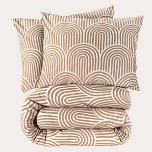 NOUS Living katoenen dekbedovertrek lits-jumeaux (240x220 cm)