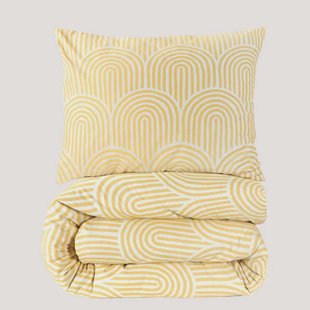 NOUS Living katoenen dekbedovertrek 1-persoons (140x220 cm)