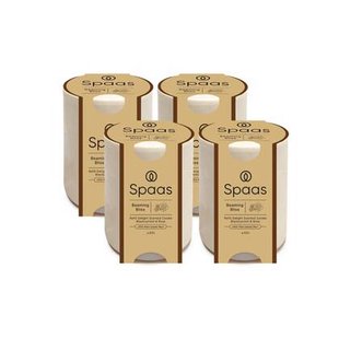 Spaas Refill Delight Geurkaars - Beaming Bliss - 40u - Set van 4