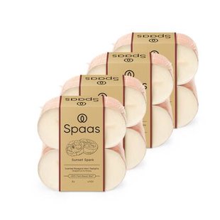 Spaas Maxi Geurtheelicht - Sunset Spark - 10u - Set van 32