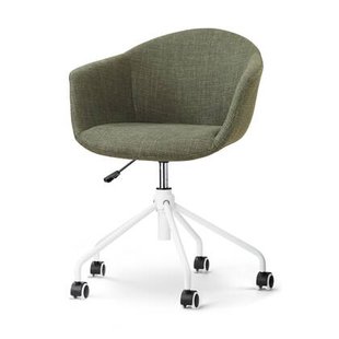 Nolon Nout-Otis bureaustoel forestgroen - wit onderstel