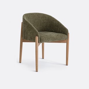 Tafelfauteuil in structuurstof, Beca