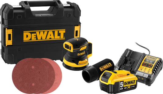 DeWalt DCW210NT-XJ 5,0 Ah Accu Compleet Pakket