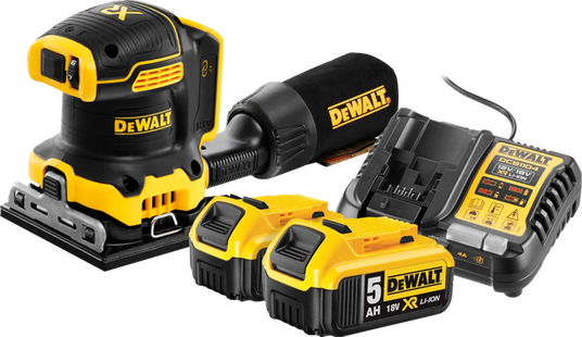 DeWalt DCW200NT-XJ 5,0 Ah Accu (2x) Starterspakket