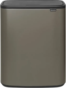 Brabantia Bo Touch Bin 2 x 30 Liter Platinum