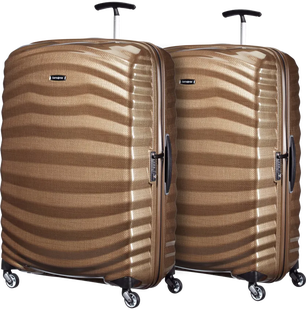 Samsonite Lite-Shock Spinner 81cm Duo Pack Sand