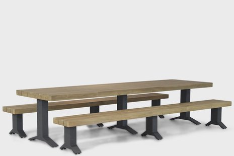 Santika Superior/Superior 330 cm picknickset 3-delig