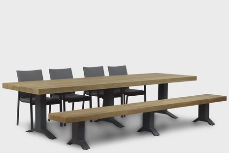 Lifestyle Brandon/Superior 330 cm dining tuinset 6-delig