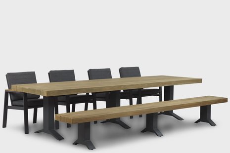 Lifestyle Marietta/Superior 330 cm dining tuinset 6-delig