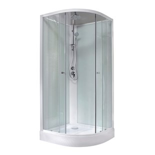 Sencys Douchecabine Cézanne - Kwartrond - 90x90x230cm - Wit