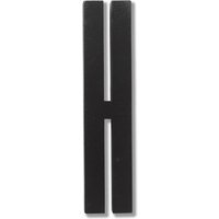 DESIGN LETTERS Houten letters - zwart - H