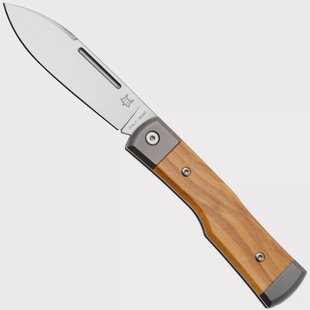 Fox Gunstock FX-558 OL Satin Böhler M390, Olive Wood, slipjoint zakmes