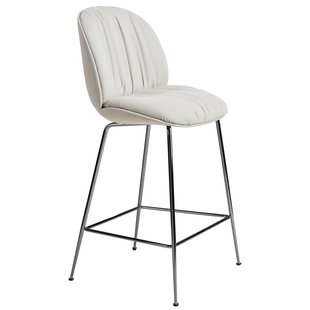 Gubi Beetle Barkruk 65cm Met Zwart Chroom Onderstel Reales GUBI