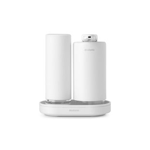 Brabantia SinkStyle Zeepdispenserset - staand - 2x200 ml - mineral fresh wit 227967
