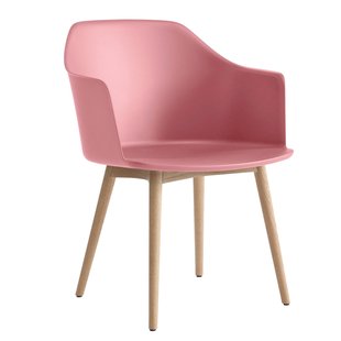 &amp;tradition Rely HW76 Stoel Onderstel Eikenhout Soft Pink