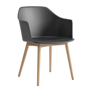 &amp;tradition Rely HW76 Stoel Onderstel Eikenhout Stone Grey