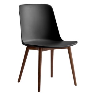 &amp;tradition Rely HW71 Stoel Walnoot Onderstel Zwart