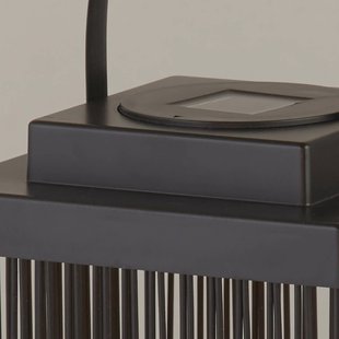 Searchlight Solar LED terraslamp Sophelia, 26 cm, zwart, rotan