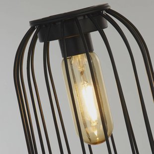 Searchlight Solar LED terraslamp Tahoa, 35 cm, grijs, rotan, IP44